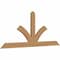 Ekena Millwork Richland Timber Gable Bracket, Western Red Cedar, 60"W x 25"H x 1 1/2"D x 3 1/2"F, 10/12 Pitch GBW060X25X0204RIC00SWR - alternate 4